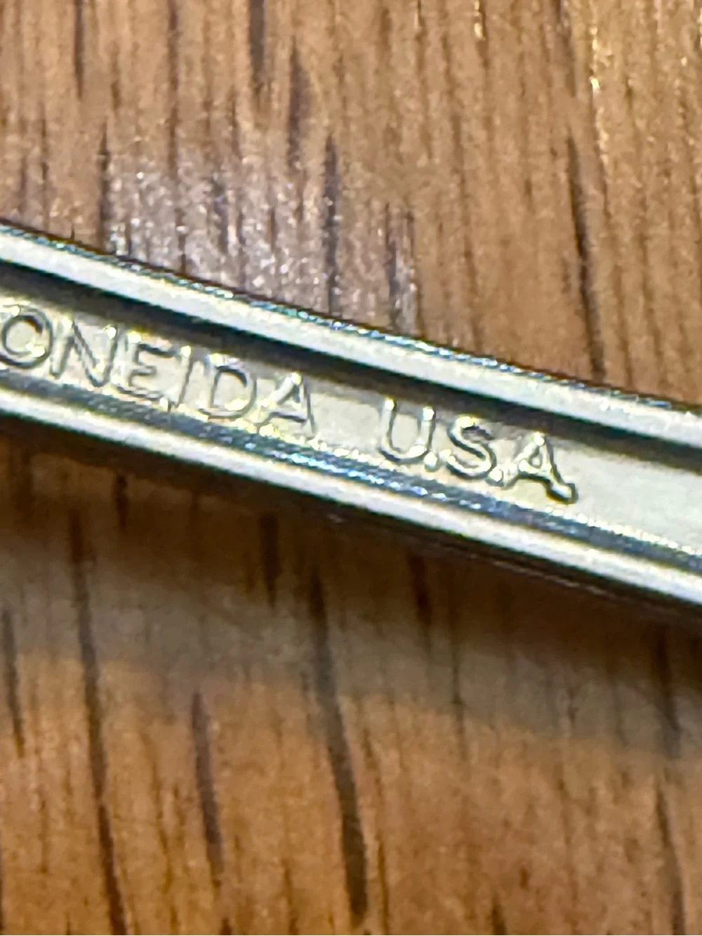 Oneida Gala Impulse 4 Soup Spoons USA Stainless Flatware 6 7/8”